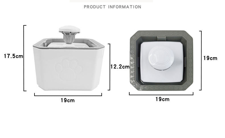 Fontaine à Eau Électrique pour Chat – 2,5L Ultra Silencieuse