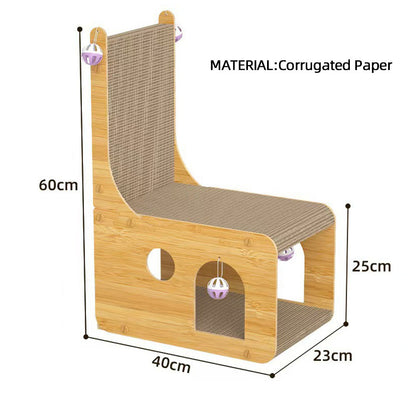 Griffoir Lounge Premium pour Chat – Design & Confort 2-en-1